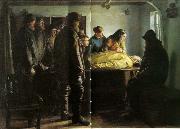 Michael Ancher den druknede France oil painting artist
